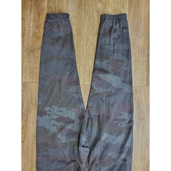 Victoria Sport Women's S Gray Camo Jogger Sweat Pants Elastic Waist Slit Pocket - Picture 10 of 12